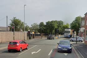 A van had collided with a traffic light near Ribbleton Avenue Infant School (Credit: Google)