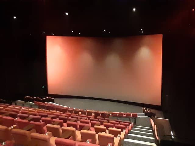 The IMAX screen