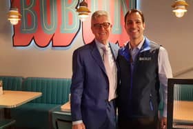 Owner John Sullivan and manager Fabio Vidotti in the Backlot Diner