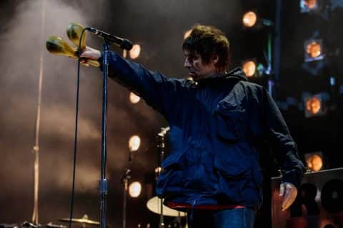 Liam Gallagher at a charity gig at Blackburn’s King George’s Hall.