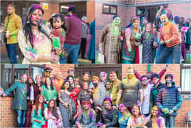 21 awesome pictures as people celebrate Holi at Staining Village Hall