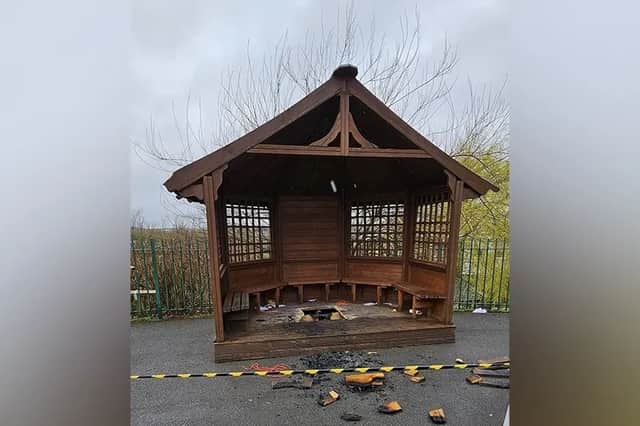 The fire broke out at around 2pm on Sunday (March 24) at the Exchange Street primary school, and the damage caused to the seating structure will mean it is out of action for the children.
