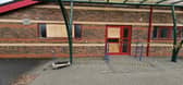 Damage to the windows at Spring Hill Primary School, Accrington.