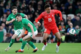 Robbie Brady (L) will play for the Republic of Ireland in June. The Preston North End star will be in decent condition for pre-season. (Image: AFP via Getty Images)