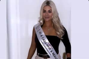 Prison officer Melissa Butcher has made it to the semi final of Miss England