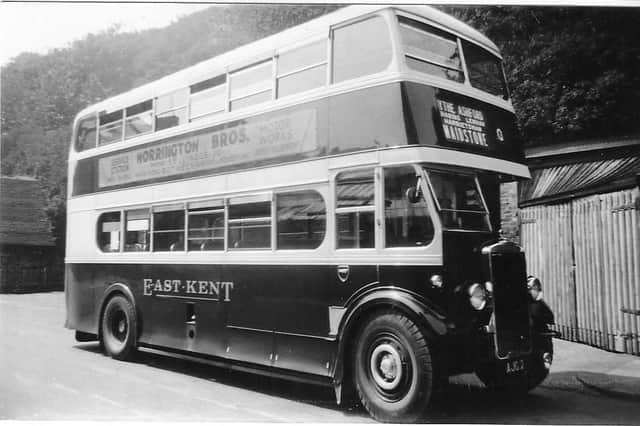The 'East Kent' coach which was once a double-decker bus.