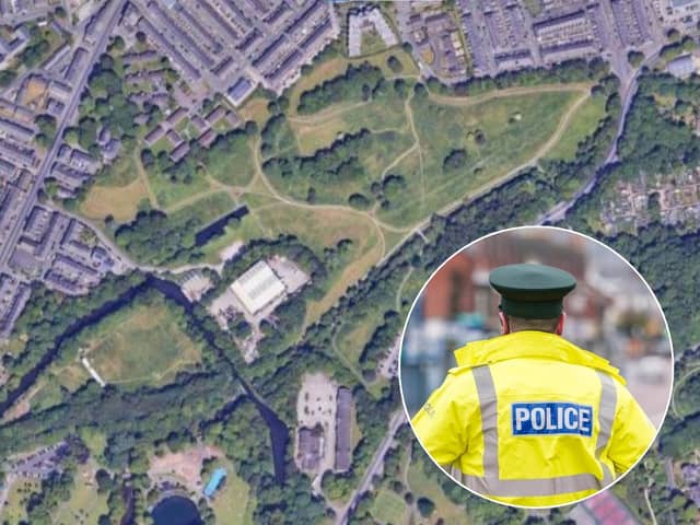 A man was hospitalised following a serious assault at Bank Hall Park in Burnley (Credit: Google)