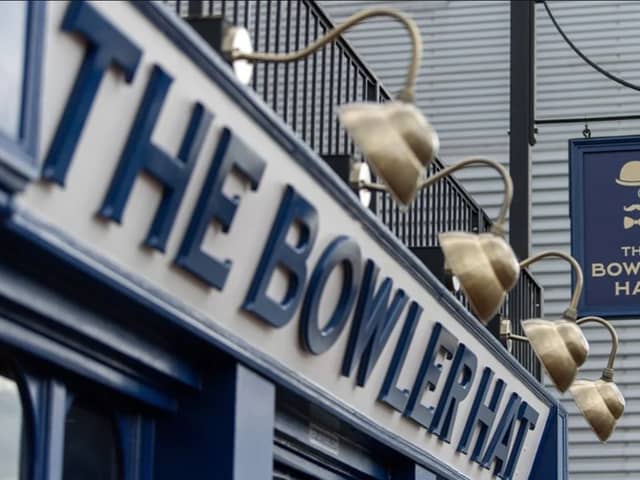 The Bowler Hat pop-up bar, located next to the Gentry Bar, opened for matchday at Deepdale on Easter Friday