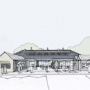 A sketch of what the potential refurbishment will look like.