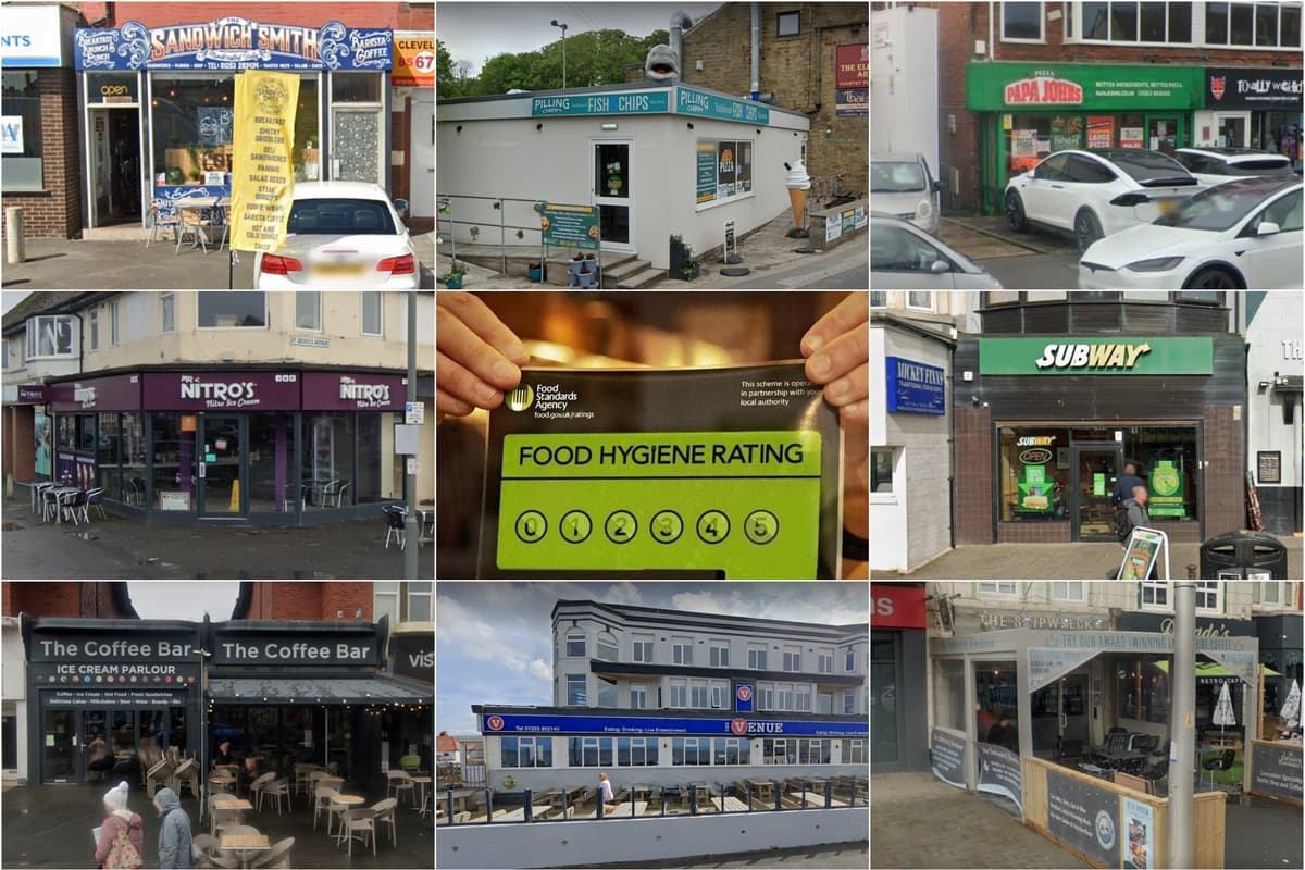 Latest food hygiene scores for 70 businesses in Lancashire as 14 fail