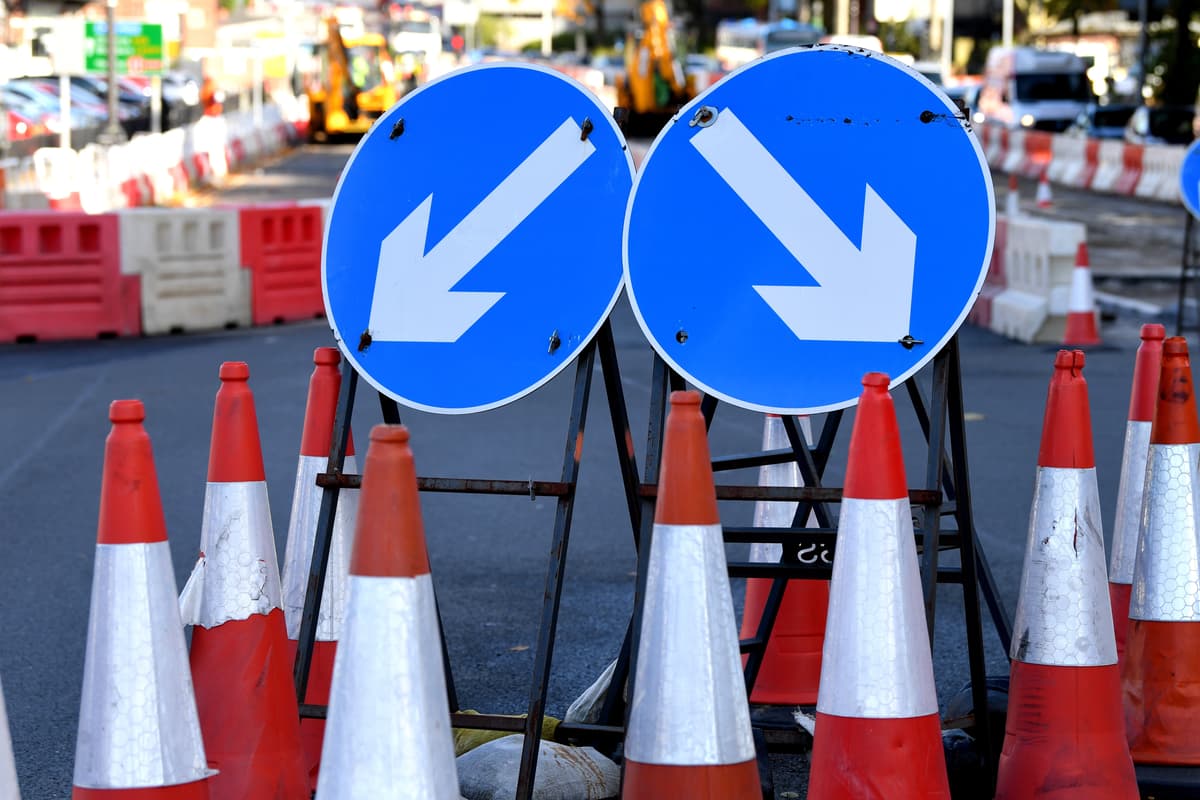 Roadworks involving closures/temp traffic lights taking place in Preston this week