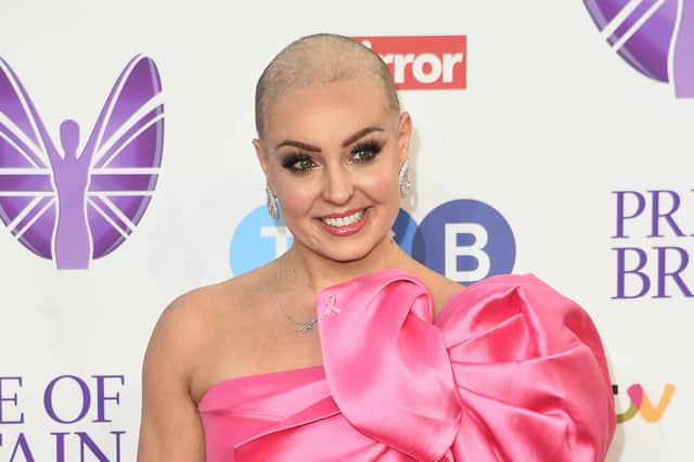 Amy Dowden apictured at the Pride Of Britain Awards in  October 2023. (Photo by Eamonn M. McCormack/Getty Images)