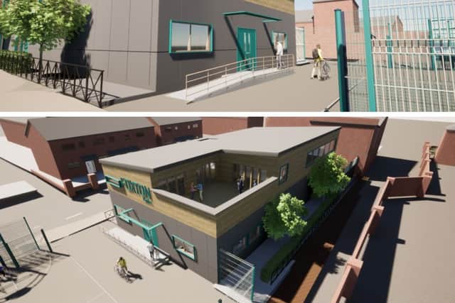 A Studio John Bridge CGI image of what the new centre will look like.