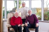 Sir Lindsay Hoyle pictured with his late father (left) announced the sad news of his passing earlier today (Sunday) on Twitter.