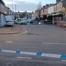 Police taped off Church Street and Durham Road after reports of a serious assault on Sunday evening