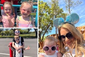 Top left: Apryll Broadley and Hallie Radford. Bottom left: Two of the Radford boys in matching outfits. Right: Sue Radford with grandaughter. Credit: @theradfordfamily on Instagram