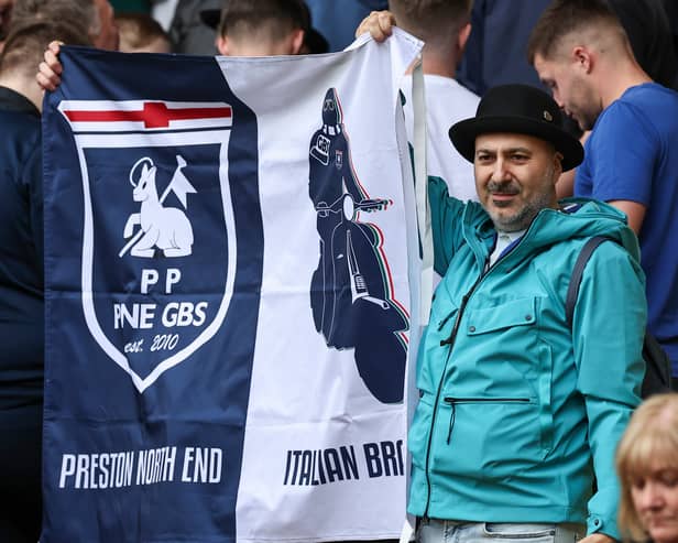 Preston North End fans celebrated Gentry Day at Vicarage Road. 