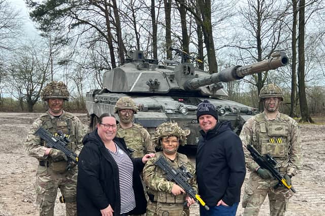 Noah Wilsdon saw his dream of being a tank commander in the British Army come true (Credit: Forces News)