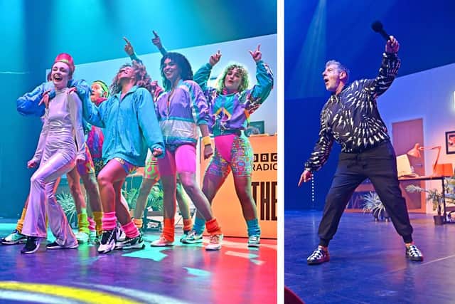 More images from a Sound of the 80s Live show featuring Gary and dancers.