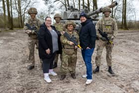 Noah Wilsdon saw his dream of being a tank commander in the British Army come true (Credit: David Hartley)