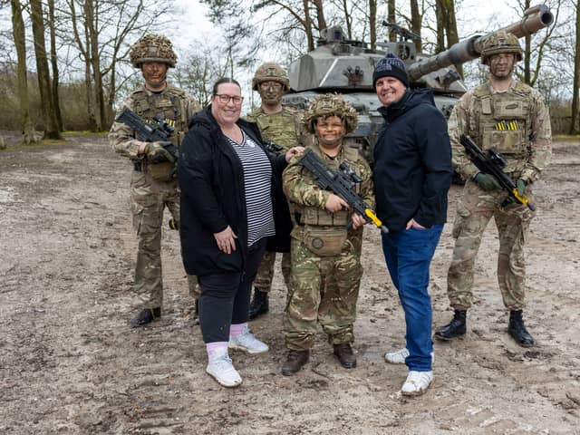Noah Wilsdon saw his dream of being a tank commander in the British Army come true (Credit: David Hartley)