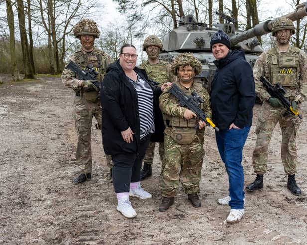 Noah Wilsdon saw his dream of being a tank commander in the British Army come true (Credit: David Hartley)