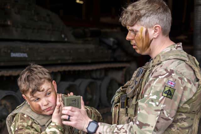 The 11-year-old told Forces News the day's events had been a complete surprise (Credit: David Hartley)