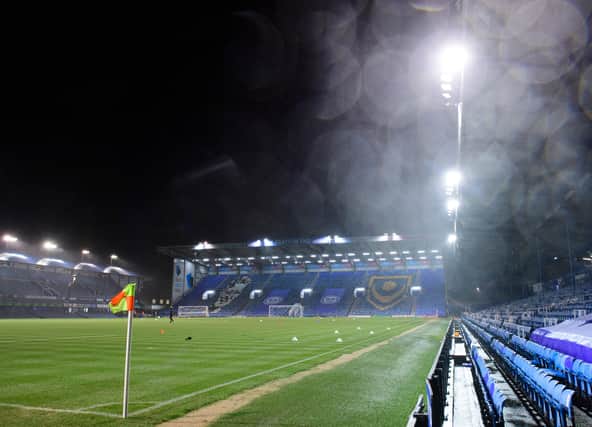 A general view of Fratton Park