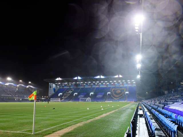 A general view of Fratton Park