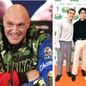 New Hope Club (l to r: Reece Bibby, Blake Richardson, George Smith) have recored the fight song for Morecambe champion boxer Tyson Fury. Credit Getty and PA. (credit PA)