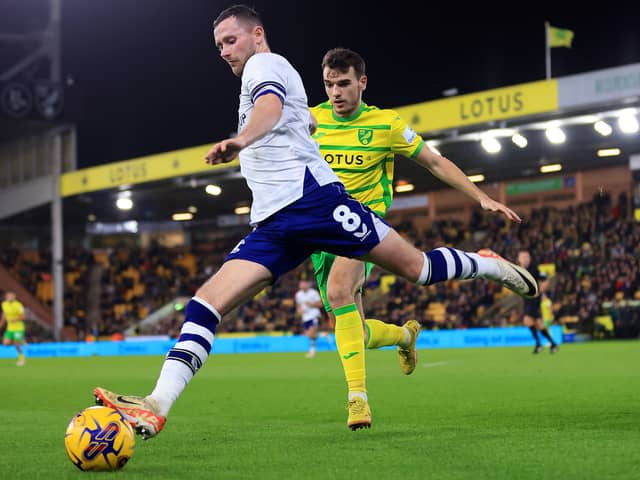 Preston North End and Norwich City meet at Deepdale. The two are battling for a Championship play-off spot. (Photo by Stephen Pond/Getty Images)