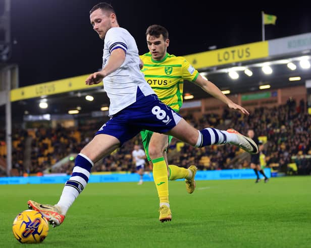 Preston North End and Norwich City meet at Deepdale. The two are battling for a Championship play-off spot. (Photo by Stephen Pond/Getty Images)