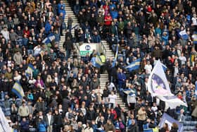 Preston North End fans anticipate kick-off