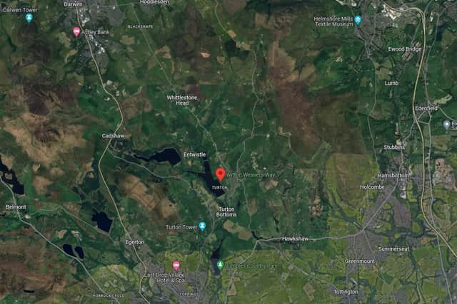 Police were called to woods in Turton, near Entwistle and Wayoh Reservoirs, after a man’s body was discovered on Sunday night