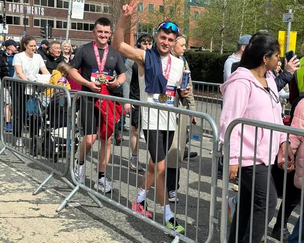 Reece Brown who only started running 6 months ago has won the Liverpool half marathon with a time of one hour and 16 minutes.