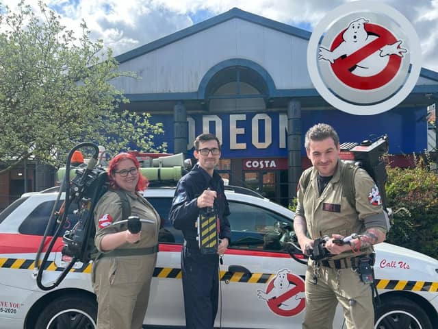 Preston City Ghostbusters Emmy Bell 36, Alex Lythgoe, 26, and Myke Bell, 38, chat trapping ghouls, entertaining kids and raising money for various charities.