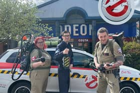 Preston City Ghostbusters Emmy Bell 36, Alex Lythgoe, 26, and Myke Bell, 38, chat trapping ghouls, entertaining kids and raising money for various charities.