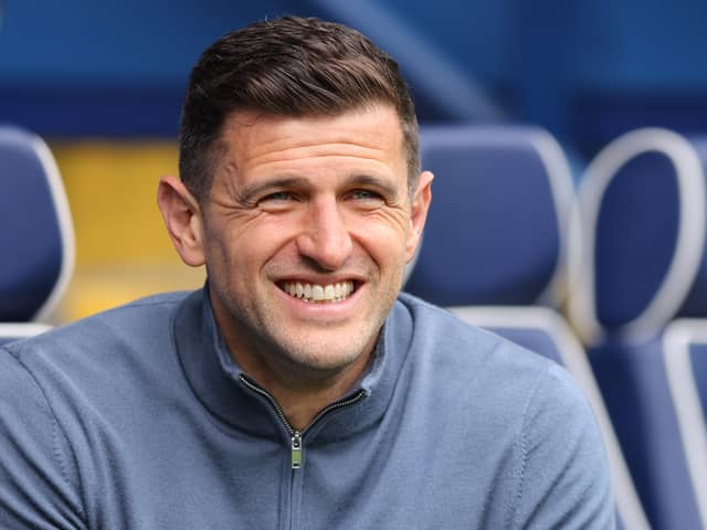 John Mousinho is the head coach at Portsmouth. He is on his way back to the Championship