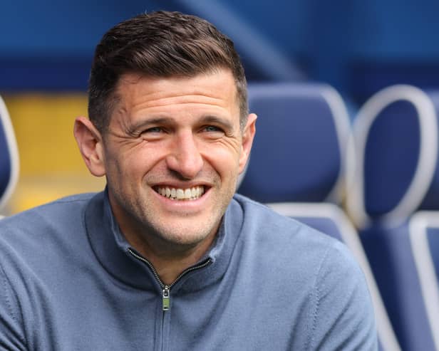 John Mousinho is the head coach at Portsmouth. He is on his way back to the Championship