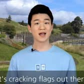 Korean Billy on his YouTube channel explaining Lancashire words and phrases