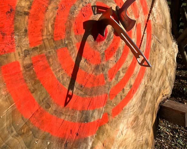 Reporter Catherine Musgrove went axe throwing at Turbary House Leisure Park in Whitestake, near Preston.