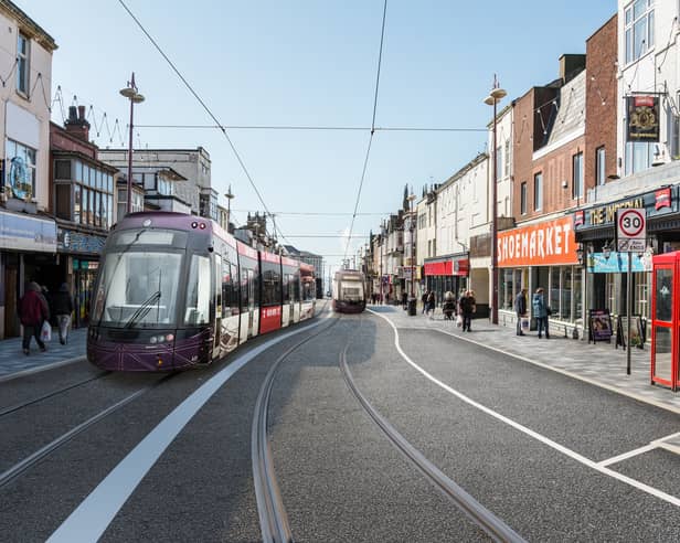 Testing of the new Talbot Road tramway extension.