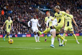 Liam Millar in action at Leeds