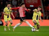 Ryan Ledson in action with Robbie Brady