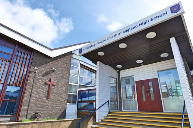 Archbishop Temple High School is undergoing an expansion that will push pupil numbers to more than 1,000