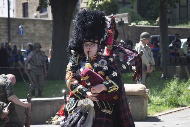 The D Day commemoration will include a performance from the Accrington Pipe Band.