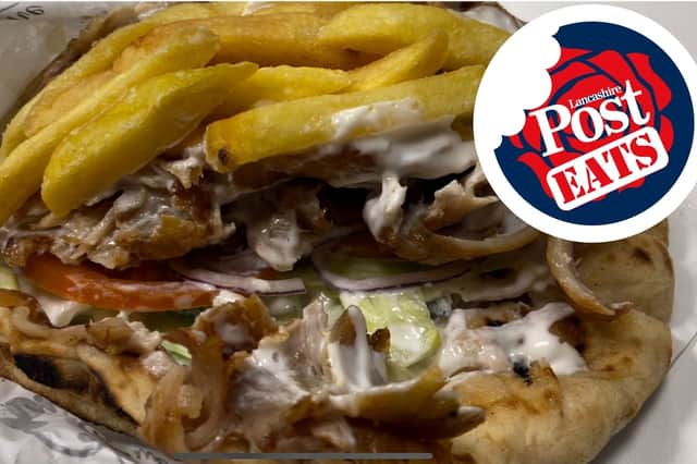 Greekouzina's chicken gyros wrap