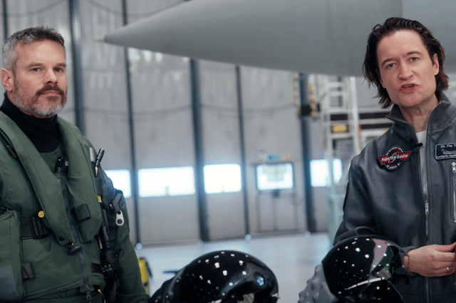 The Fighter Show host Flo Taitsch gets the lowdown on the fighter pilot helmet of the future, Striker II, from former RAF Typhoon pilot and now BAE Systems test pilot, Andrew “Blyty” Mallory-Blythe.