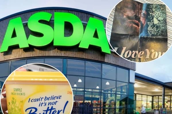 The ghoulish image of a crucified Jesus was found hidden inside a tub of butter in Asda, Chorley