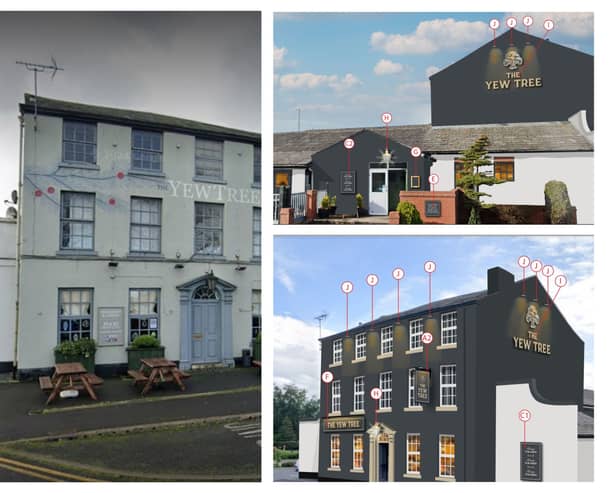 How the pub looks now, and how it could look under new proposals. Credit: Google/Star Pubs/CSI
